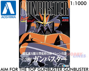 AIM FOR THE TOP GUNBUSTER 1:1000 scale model kit Aoshima 05688