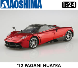 PAGANI HUAYRA '12 2012 Twin-Turbo supercar 1:24 scale model kit Aoshima 05806