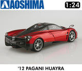 PAGANI HUAYRA '12 2012 Twin-Turbo supercar 1:24 scale model kit Aoshima 05806