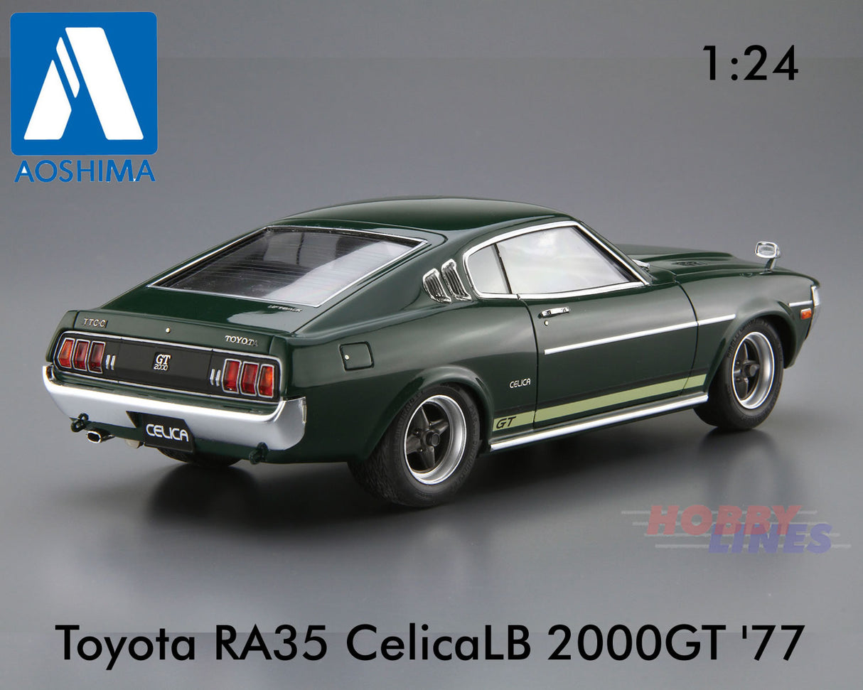 Toyota RA35 CelicaLB 2000GT '77 1:24 scale model kit Aoshima 05845