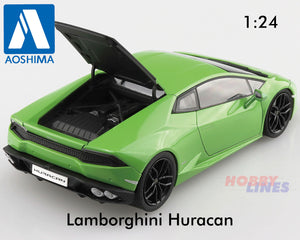 LAMBORGHINI Huracan Super Car '14 1:24 Scale Model Kit Aoshima 05846