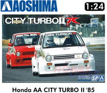 Load image into Gallery viewer, Honda AA CITY TURBO? &#39;85 1st GenHonda Jazz 1:24 scale model kit Aoshima 05912
