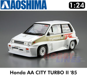 Honda AA CITY TURBO? '85 1st GenHonda Jazz 1:24 scale model kit Aoshima 05912