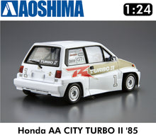 Load image into Gallery viewer, Honda AA CITY TURBO? &#39;85 1st GenHonda Jazz 1:24 scale model kit Aoshima 05912
