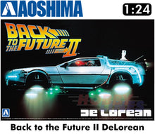 Load image into Gallery viewer, Delorean Back to the Future Part II 1:24 scale model kit AOSHIMA 05917
