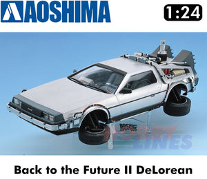 Delorean Back to the Future Part II 1:24 scale model kit AOSHIMA 05917