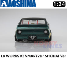 Load image into Gallery viewer, LB WORKS KENMARY 2Dr SHODAI Nissan Skyline 1:24 scale model kit Aoshima 05921
