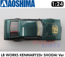 Load image into Gallery viewer, LB WORKS KENMARY 2Dr SHODAI Nissan Skyline 1:24 scale model kit Aoshima 05921
