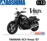 YAMAHA 4C4 Vmax '07 motorcycle 1:12 model kit AOSHIMA 06230
