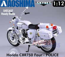 Load image into Gallery viewer, HONDA CB750 FOUR POLICE Motorcycle finished 1:12 Bike AOSHIMA SKYNET 10465
