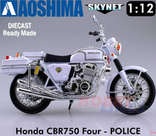 Load image into Gallery viewer, HONDA CB750 FOUR POLICE Motorcycle finished 1:12 Bike AOSHIMA SKYNET 10465
