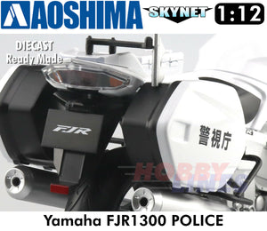 YAMAHA FJR1300P Police Motorcycle finished 1:12 Bike AOSHIMA SKYNET 10678