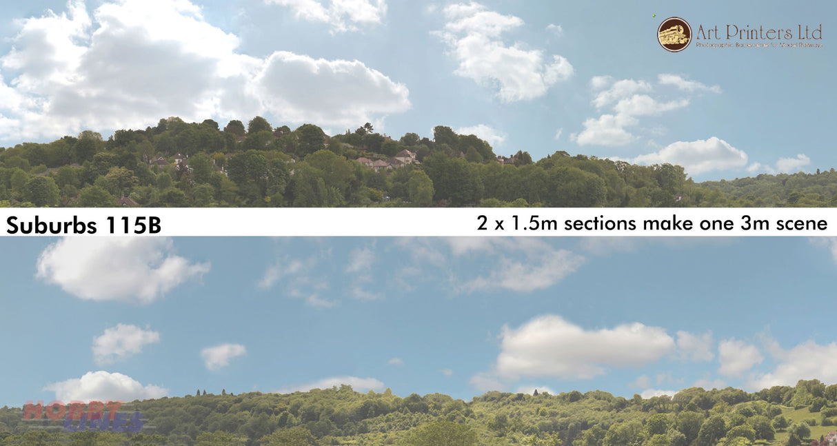 SUBURBS 115A / 115B / 115C OO ID Backscenes Art printers Premium 15"