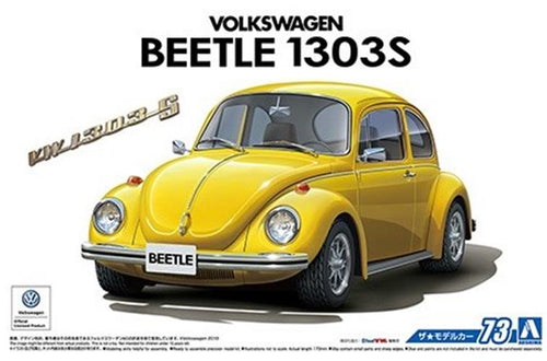 VOLKSWAGEN13AD BEETLE 1303S '73 VW 1:24 scale model kit Aoshima 05552