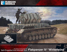 Load image into Gallery viewer, Flakpanzer IV &quot;Wirbelwind&quot; Anti Aircraft Plastic Kit 1:56 Rubicon Models 280079
