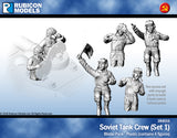 Soviet Tank Crew Plastic Figures Model Kit 1:56 Rubicon Models 284015
