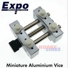 Load image into Gallery viewer, MINI VICE aluminium 4 pins Capacity 30mm Work/Watch case holder Expo Tools 79531
