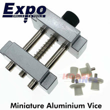 Load image into Gallery viewer, MINI VICE aluminium 4 pins Capacity 30mm Work/Watch case holder Expo Tools 79531
