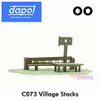VILLAGE STOCKS KitMaster scenery Kit Dapol OO Gauge model railway C073