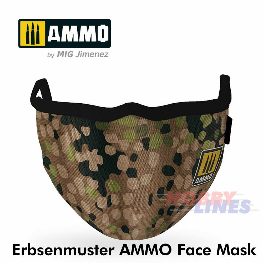 Ammo FACE MASK Range Reusable hygienic protective  6 Designs AMMO By Mig Jimenez