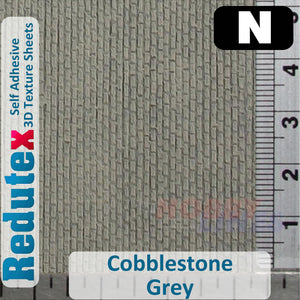 Redutex COBBLESTONE Grey N 3D Flexible Texture Building Sheet 148AD111