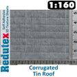 Redutex  Corrugated Tin Roof N 3D Flexible Texture Sheet Self Adhesive 160TI111
