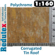 Redutex Corrugated Tin Roof N 3D Flexible Texture Sheet Self Adhesive 160TI122