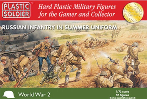 Plastic Soldier Company 1:72 WWII RUSSIAN INFANTRY Scale Kit WW2020001