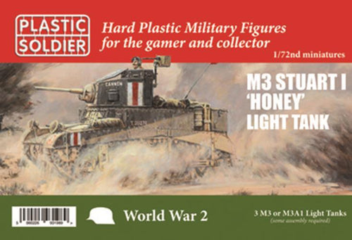 Plastic Soldier Company 1:72 WWII ALLIED STUART HONEY M3 Scale PSC WW2V20026