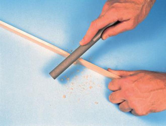 Perma-Grit R203F FILE LARGE ROUND Fine 12mm tube Tungsten Carbide Permagrit