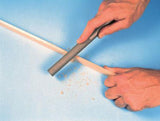 Perma-Grit R203F FILE LARGE ROUND Fine 12mm tube Tungsten Carbide Permagrit