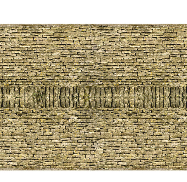 DRY STONE WALL DOUBLE Self Adhesive Building Papers N 1:148 Art Printers BM025N