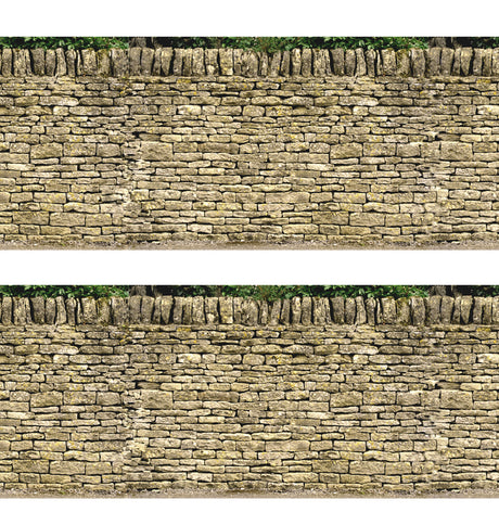 DRY STONE WALL SINGLE Self Adhesive Building Papers N 1:148 Art Printers BM026N