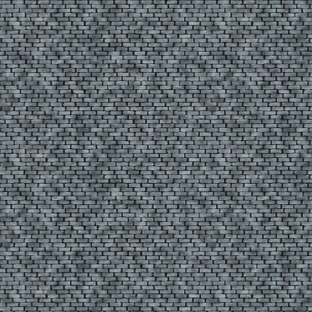 STAFFORDSHIRE BLUE BRICK Self Adhesive Building Papers N Art Printers BM031N