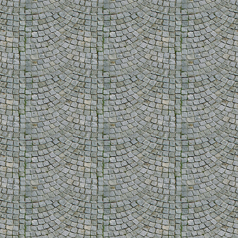 CURVED COBBLES Self Adhesive Building Papers N 1:148 Art Printers BM070N