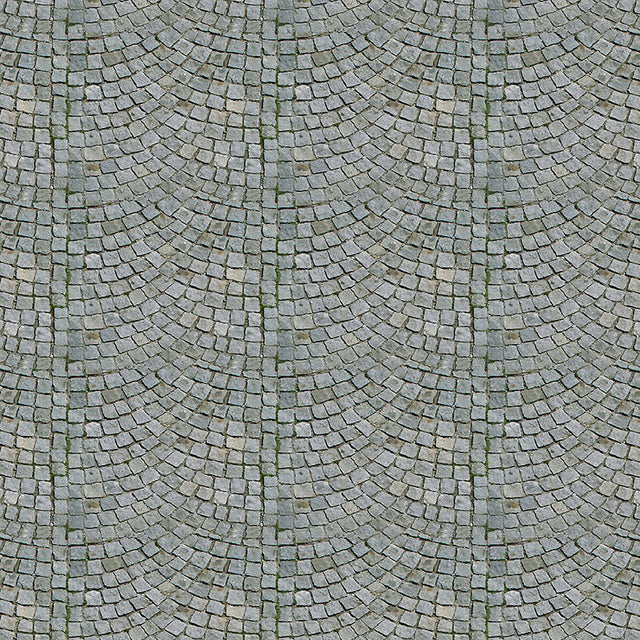 CURVED COBBLES Self Adhesive Building Papers N 1:148 Art Printers BM070N