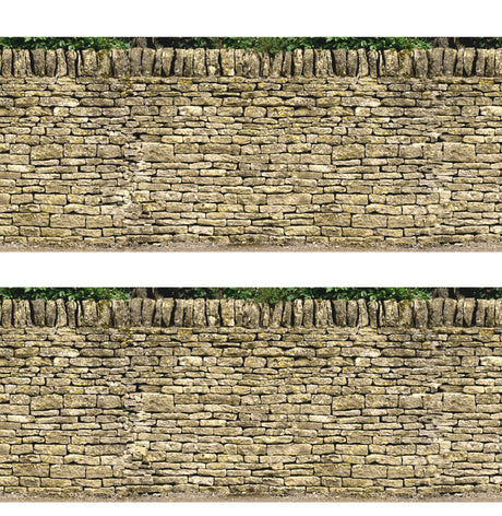 DRY STONE WALL SINGLE Self Adhesive Building Papers OO 1:76 Art Printers BM026
