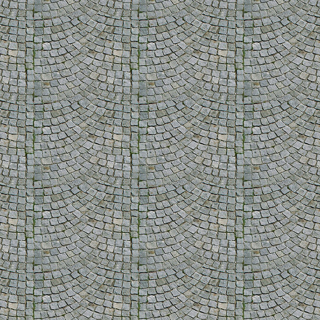 CURVED COBBLES Self Adhesive Building Papers OO 1:76 Art Printers BM070
