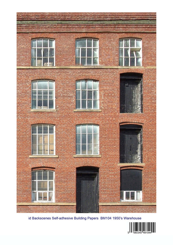 WAREHOUSE Self Adhesive Building Papers OO 1:76 Art Printers BM104