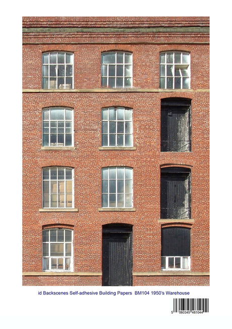 WAREHOUSE Self Adhesive Building Papers OO 1:76 Art Printers BM104
