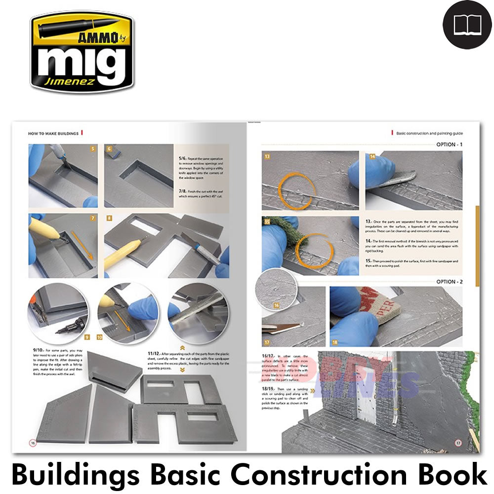 How to Make Buildings Basic Construction Guide (English version)  Ammo Mig6135
