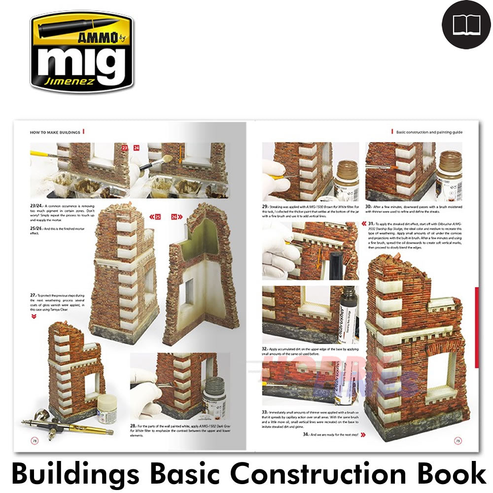 How to Make Buildings Basic Construction Guide (English version)  Ammo Mig6135