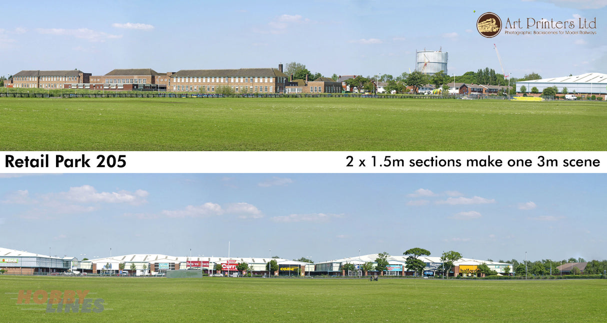 RETAIL PARK 205 OO ID Backscenes Art printers Std/Premium 15"