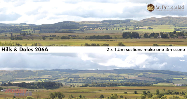 HILLS & DALES Pack A 206A OO ID Backscenes Art printers Std/Premium 15"