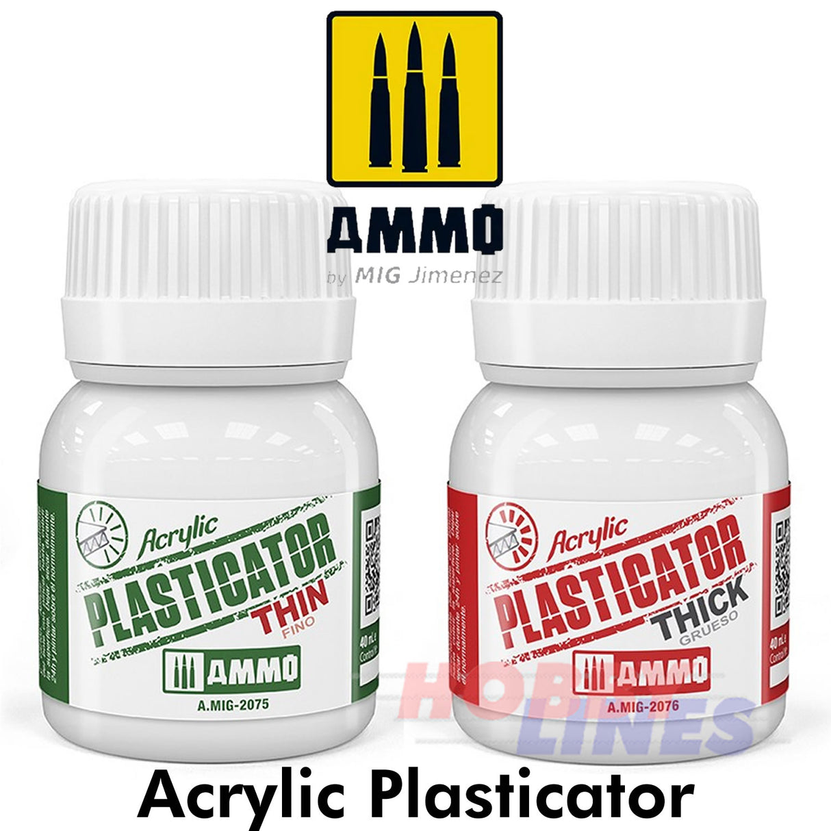 ACRYLIC PLASTICATOR Thick / Thin Surface Preparation AMMO Mig Jimenez MIG2075/6