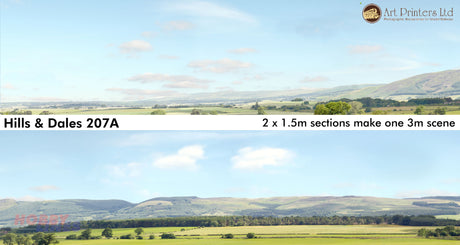 HILLS & DALES Pack A OO 207A ID Backscenes Art printers STD/Premium 15"
