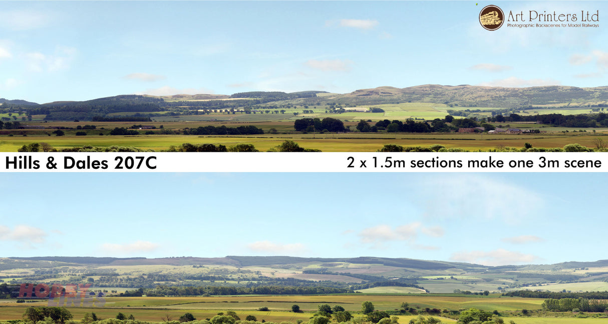HILLS & DALES Pack C OO 207C ID Backscenes Art printers STD/Premium 15"