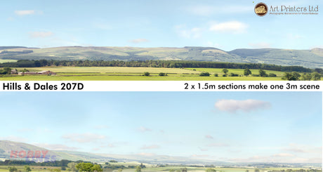 HILLS & DALES Pack D OO 207D ID Backscenes Art printers Std/Premium 15"