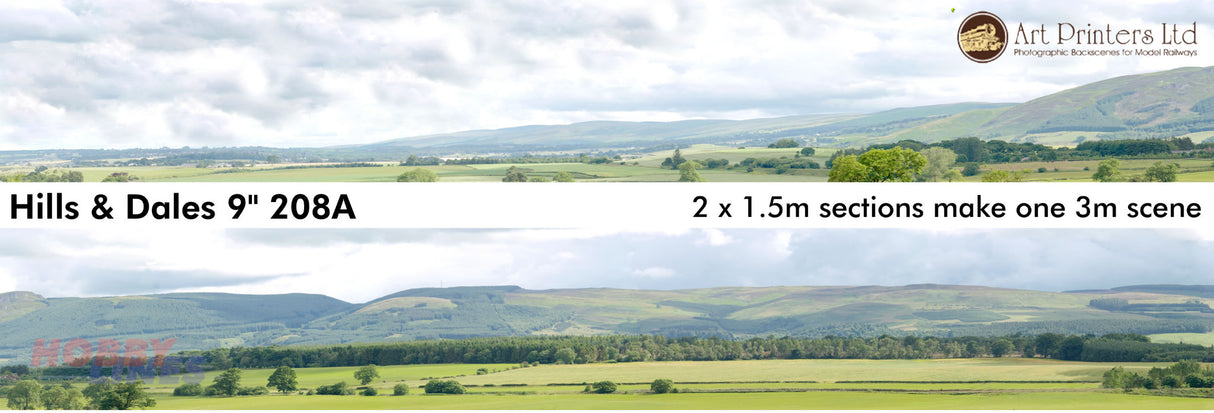 HILLS & DALES Pack A OO 208A ID Backscenes Art printers Standard/Premium 9"