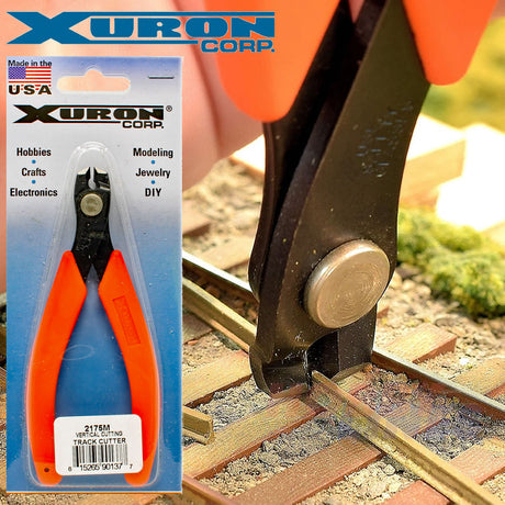 Xuron 2175M "IN SITU" TRACK CUTTING SHEARS flush cutters N/OO/HO model railways